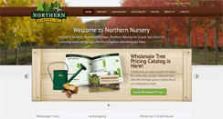 Desktop Screenshot of northernnurseryinc.com